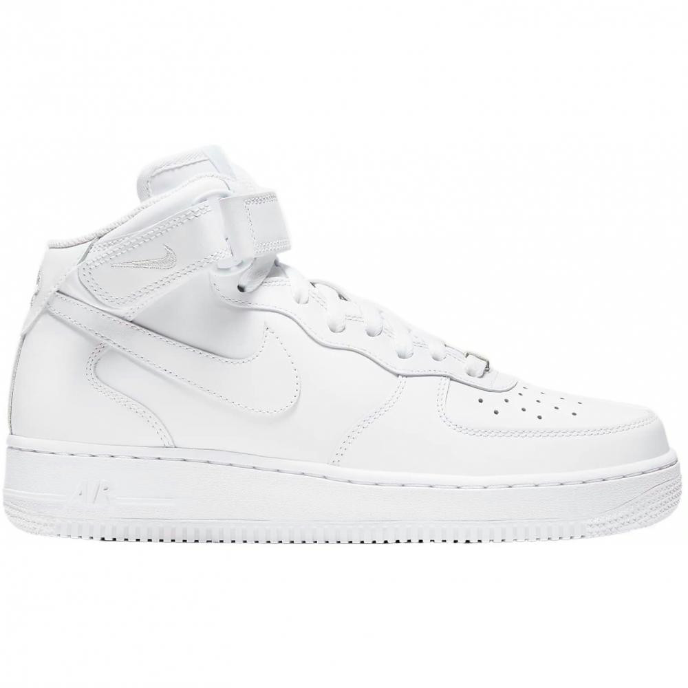 Nike Білі жіночі кеди  WMNS AIR FORCE 1 &apos;07 MID REC DD9625-100 - зображення 1