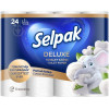 Selpak Туалетний папір  Deluxe тришаровий 24 шт. (8690530044760) - зображення 1