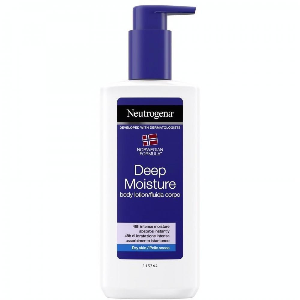 Neutrogena Deep Moisture Body Lotion Молочко для тела Норвежская формула Глубокое увлажнение 250 ml (3574661190 - зображення 1