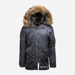   Alpha Industries Парка  Slim Fit N-3B Parka 4XL Steel Blue (640631506184)