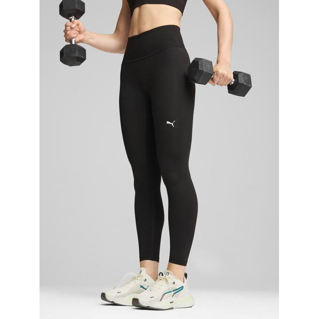 PUMA Спортивні легінси для бігу високі жіночі  Shapeluxe Seamless Tight 52436051 XS Чорні (4067981437900) - зображення 1