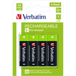   Verbatim AA 2500mAh NiMH 4шт (49517)