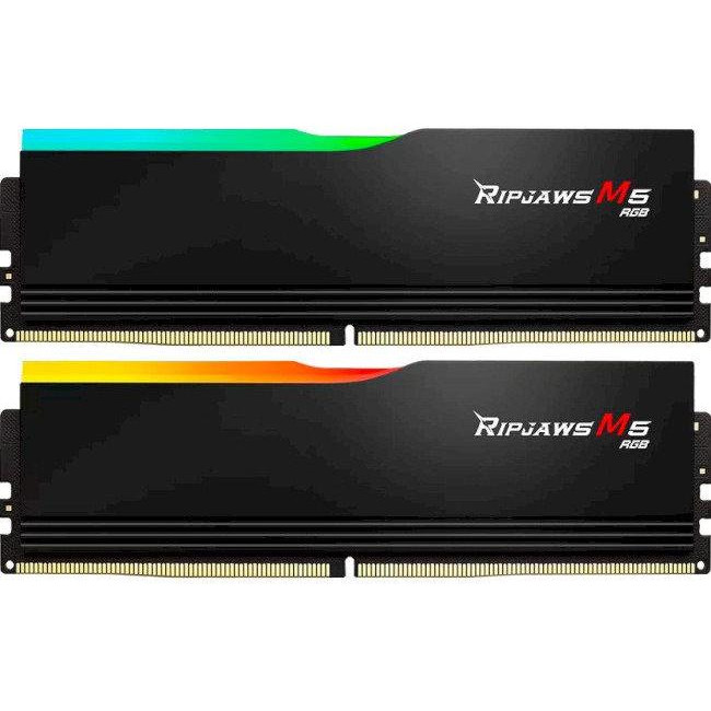 G.Skill 32 GB (2x16GB) DDR5 6000 MHz Ripjaws M5 RGB Black (F5-6000J3238F16GX2-RM5RK) - зображення 1