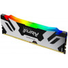 Kingston FURY 16 GB DDR5 6400 MHz Renegade Silver RGB (KF564C32RSA-16) - зображення 1