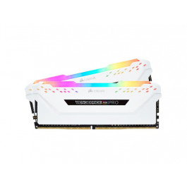   Corsair 16 GB (2x8GB) DDR4 2666 MHz Vengeance RGB Pro White (CMW16GX4M2A2666C16W)