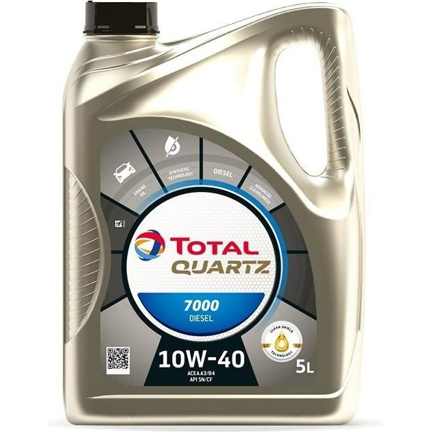 Total Quartz 7000 Diesel 10W-40 5л - зображення 1