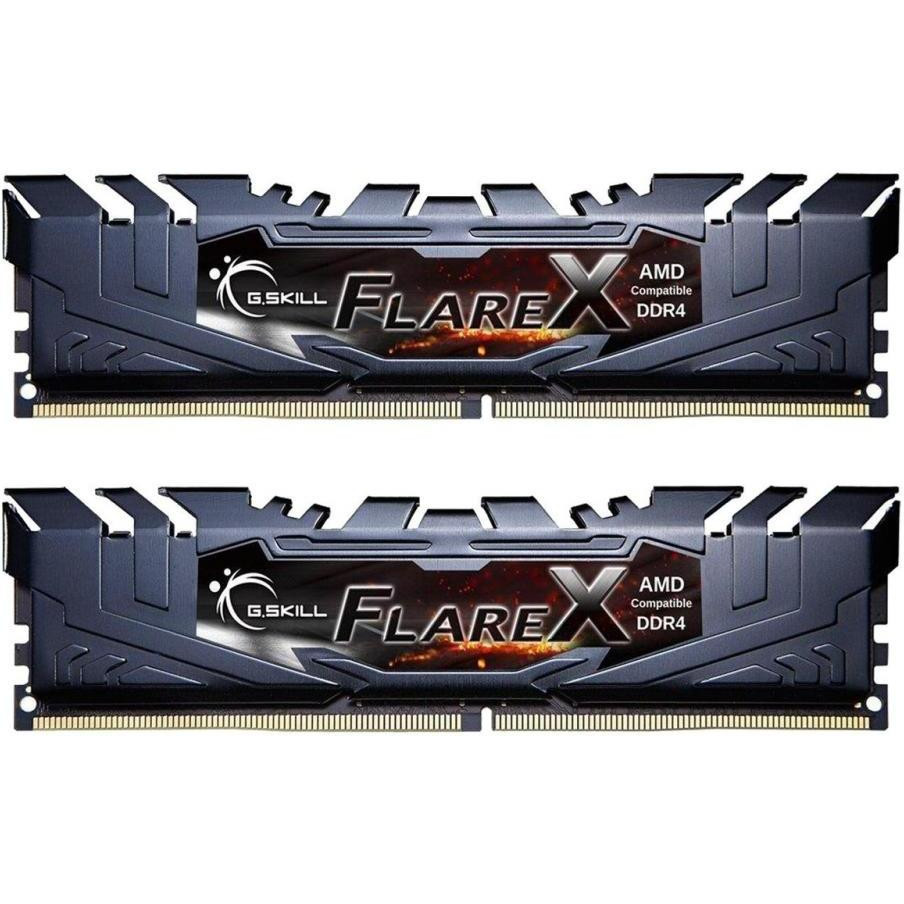 G.Skill 32 GB (2x16GB) DDR4 3200 MHz Flare X Black (F4-3200C14D-32GFX) - зображення 1