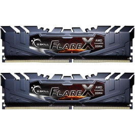   G.Skill 32 GB (2x16GB) DDR4 3200 MHz Flare X Black (F4-3200C14D-32GFX)