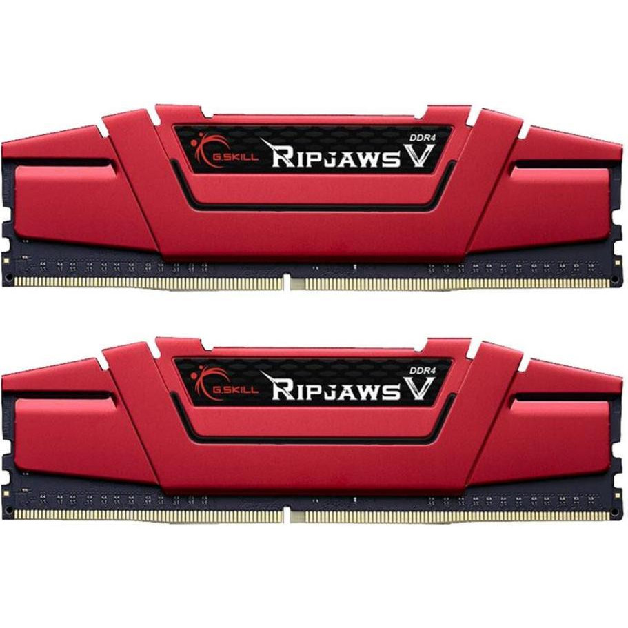 G.Skill 8 GB (2x4GB) DDR4 2400 MHz Ripjaws V Blazing Red (F4-2400C15D-8GVR) - зображення 1