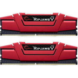   G.Skill 8 GB (2x4GB) DDR4 2400 MHz Ripjaws V Blazing Red (F4-2400C15D-8GVR)