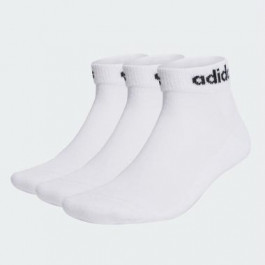   Adidas Набір чоловічих шкарпеток коротких бавовняних  C Lin Ankle 3P HT3457 M 3 пари White (4066746463581)