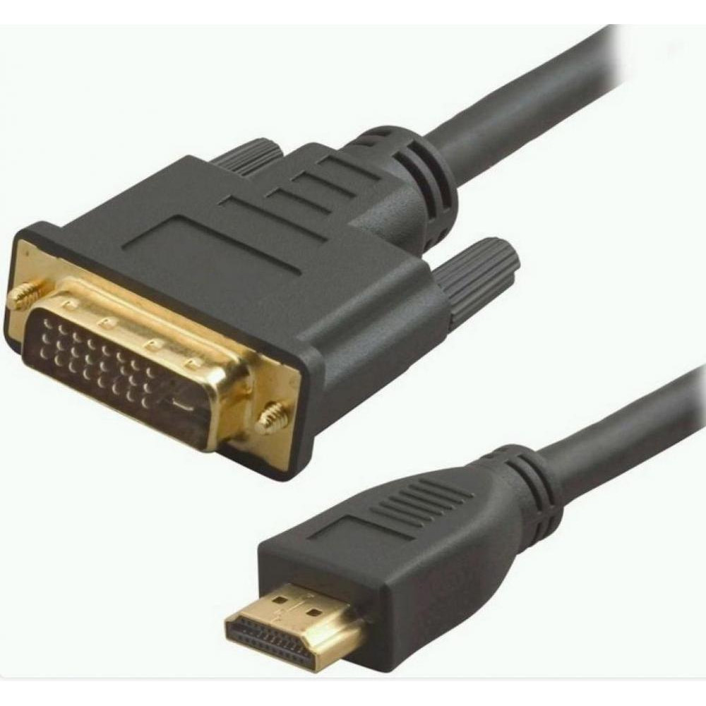 ATcom HDMI to DVI 1.8m Black (3808) - зображення 1