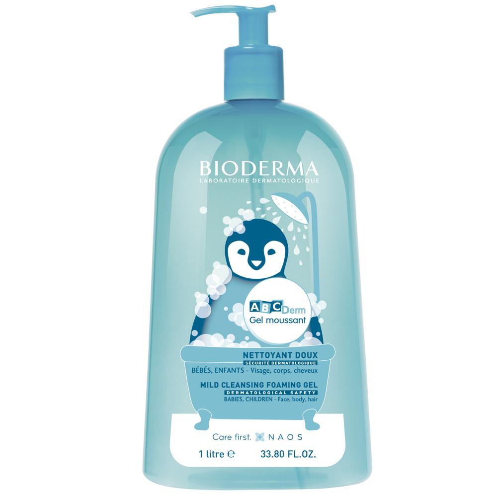 Bioderma Гель для купания  ABCDerm Moussant gel 1 л (3401397163618) - зображення 1