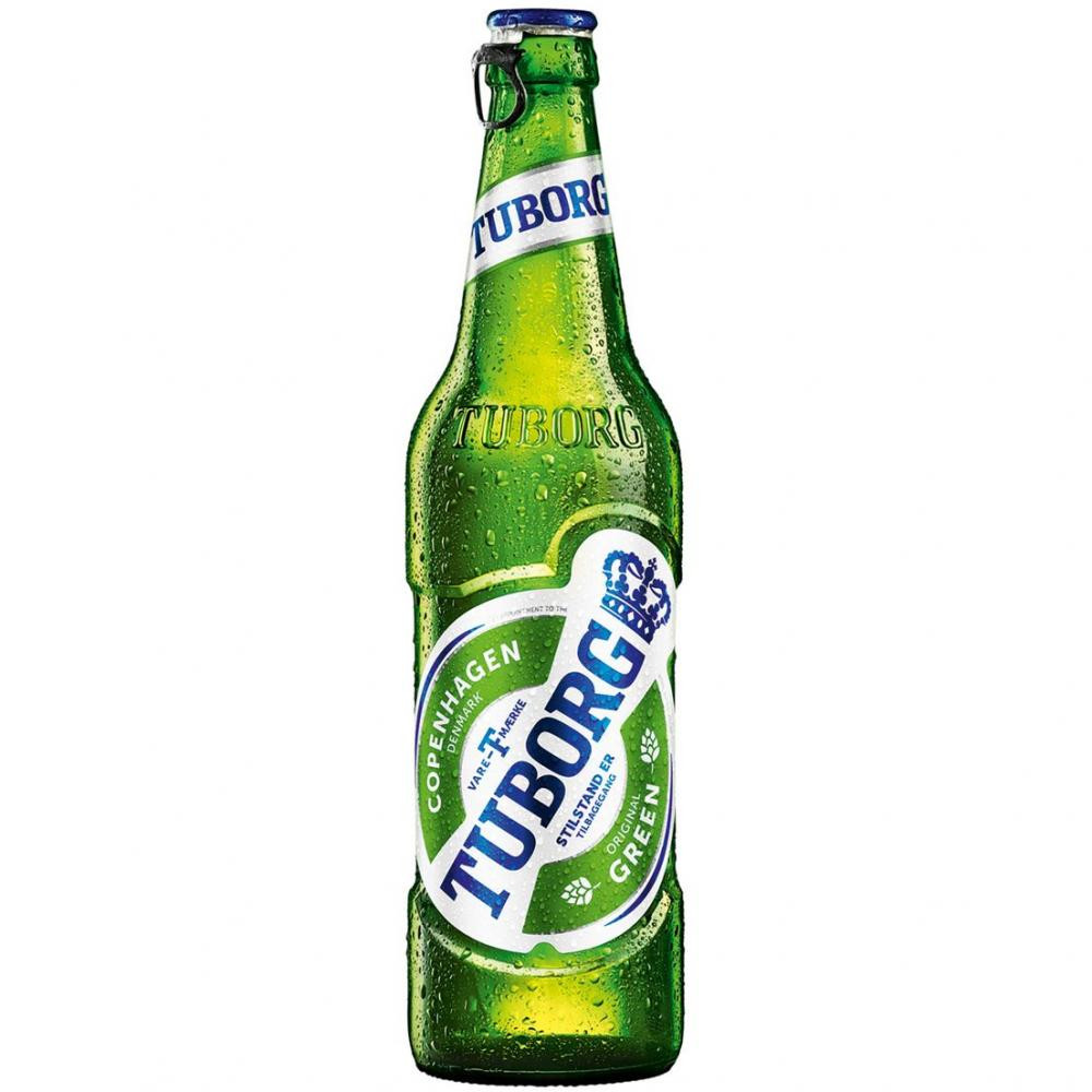 Tuborg Пиво  Green, світле, 4,6%, 0,5 л (181028) (4820000451178) - зображення 1