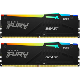   Kingston FURY 32 GB (2x16GB) DDR5 6800 MHz Beast RGB (KF568C34BBAK2-32)