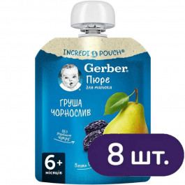   Gerber Пюре Груша и чернослив 90 г