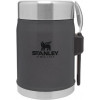 Stanley Classic Legendary Food Jar + Spork 0.4 л Charcoal (10-09382-082) - зображення 1