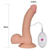 LoveToy The Ultra Soft Dude Vibrating Телесный 22 см (6452LVTOY150-07) - зображення 5