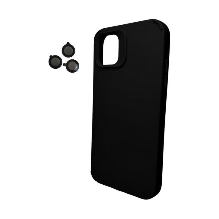 Cosmic Silky Cam Protect for Apple iPhone 12 Pro Max Black (CoSiiP12PMBlack) - зображення 1