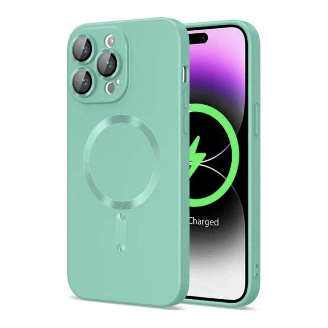 Cosmic Frame MagSafe Color for Apple iPhone 14 Pro Light Green (FrMgColiP14PLightGreen) - зображення 1