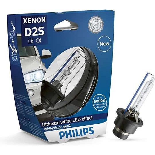 Philips D2S WhiteVision gen2 5000К 35W (85122WHV2S1) - зображення 1