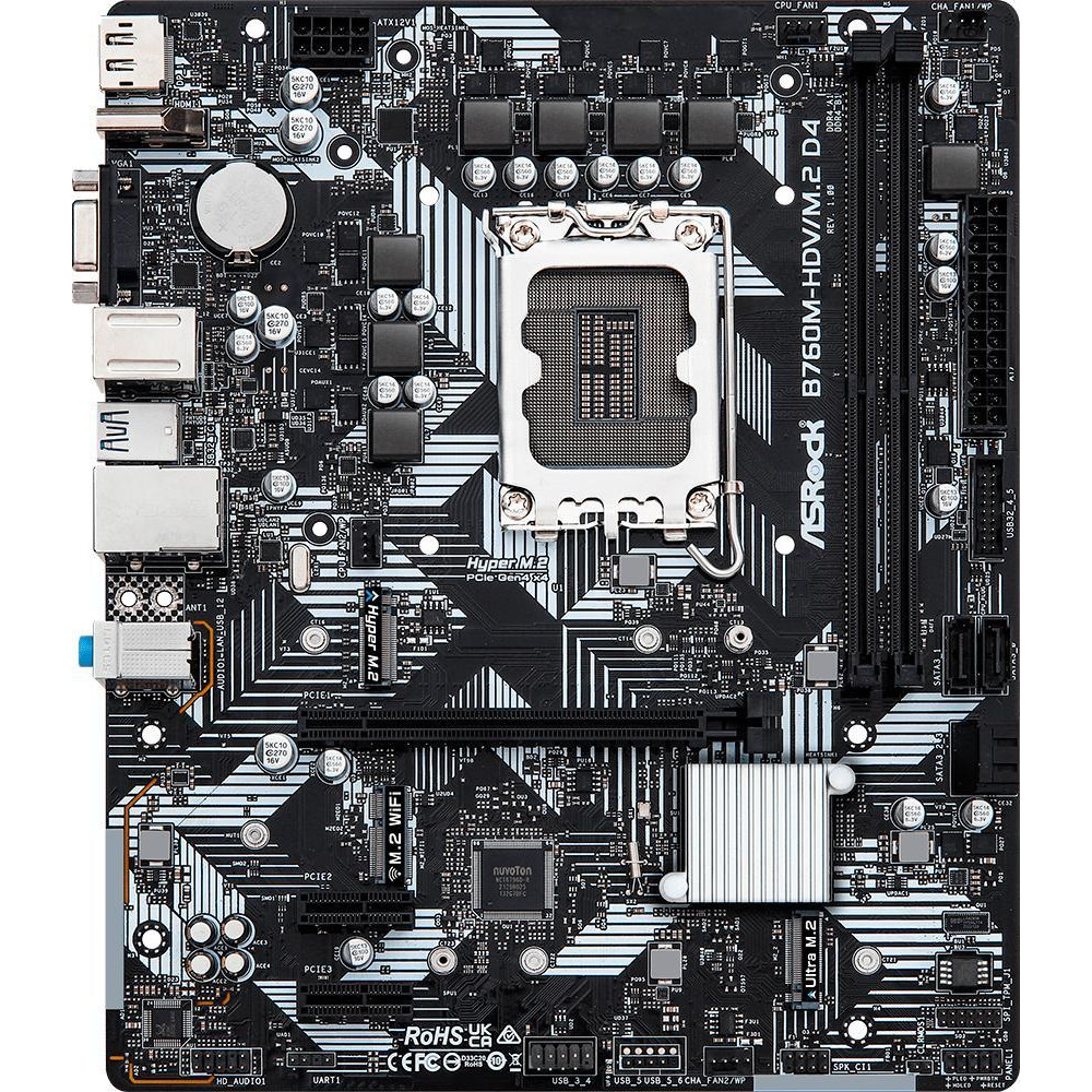 ASRock B760M-HDV/M.2 D4 - зображення 1