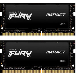   Kingston FURY 32 GB (2x16GB) SO-DIMM DDR4 3200 MHz Impact (KF432S20IBK2/32)