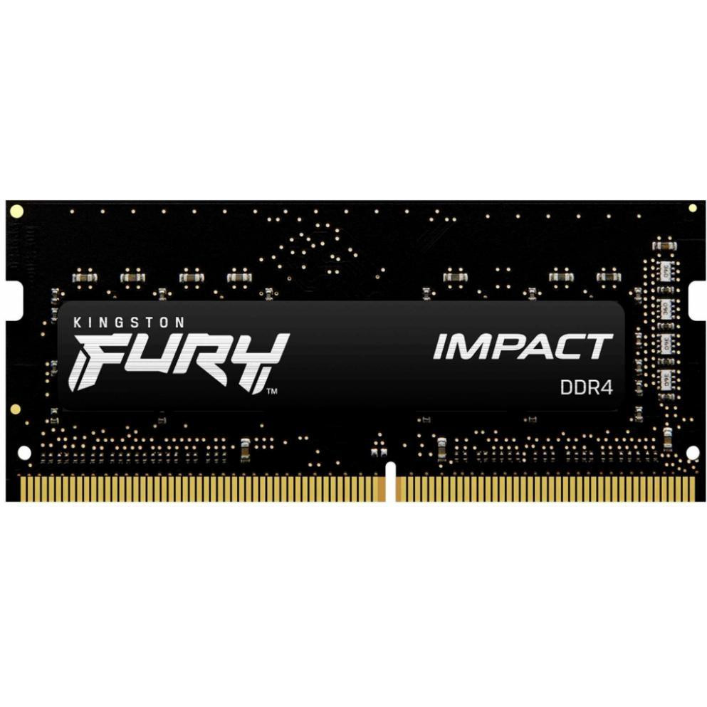 Kingston FURY 16 GB SO-DIMM DDR4 3200 MHz Impact (KF432S20IB/16) - зображення 1