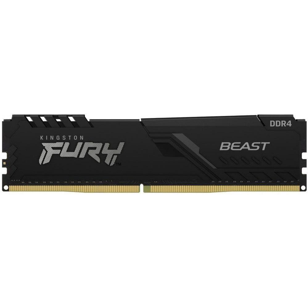 Kingston FURY 16 GB DDR4 3200 MHz Beast Black (KF432C16BB/16) - зображення 1