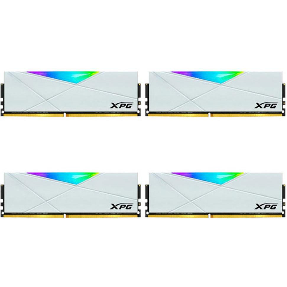 ADATA 32 GB (4x8GB) DDR4 3600 MHz XPG Spectrix D50 RGB White (AX4U36008G18I-QCWH50) - зображення 1