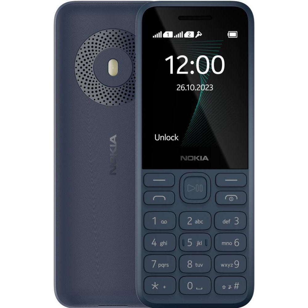 Nokia 130 Dual Sim 2023 Dark Blue - зображення 1