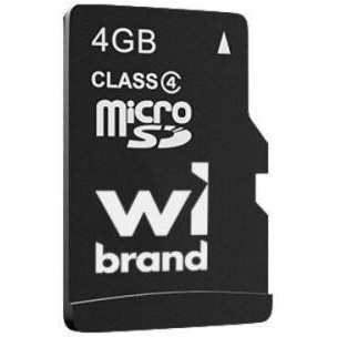 Wibrand 4 GB mictoSD Class 4 (WICDC4/4GB) - зображення 1