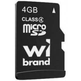   Wibrand 4 GB mictoSD Class 4 (WICDC4/4GB)