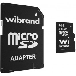   Wibrand 4 GB microSD Class 4 (WICDC4/4GB-A)