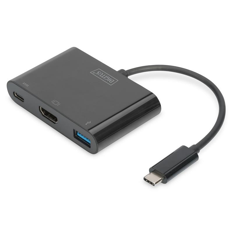 Digitus DA-70855 USB Type-C HDMI Black - зображення 1