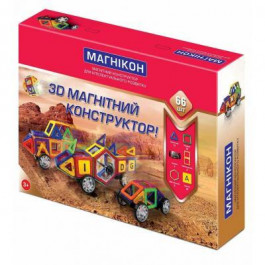   Магнікон Магнитный 3-D, 66 деталей (МК-66)