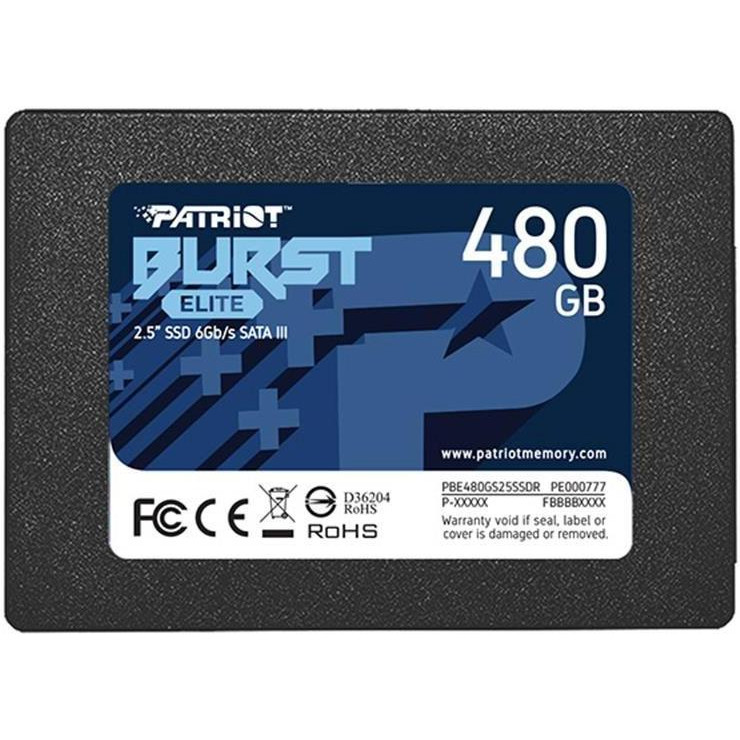 PATRIOT Burst Elite 480 GB (PBE480GS25SSDR) - зображення 1