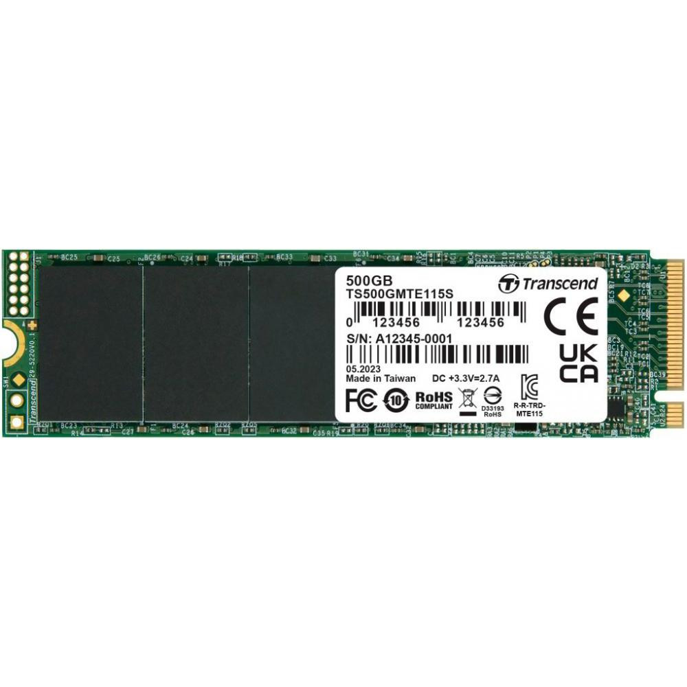 Transcend 115S 500 GB (TS500GMTE115S) - зображення 1