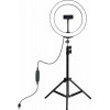 Puluz Ring USB LED lamp 10"+ tripod 1.1m (PKT3035) - зображення 1