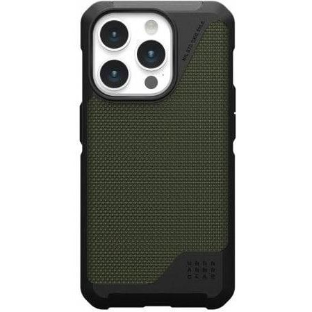 URBAN ARMOR GEAR iPhone 15 Pro Max Metropolis LT Magsafe, Kevlar Olive (114297113972) - зображення 1