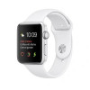 Apple Watch Series 2 42mm Silver Aluminum Case with White Sport Band (MNPJ2) - зображення 1