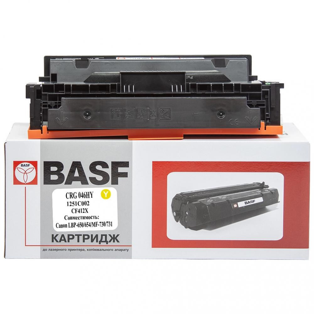 BASF Картридж Canon 046H, 1251C002/CF412X Yellow (KT-046HY-U) - зображення 1