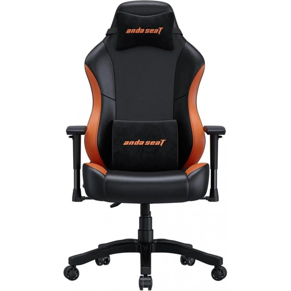 Anda Seat Luna Color L Black/Orange (AD18-48-BO-PV) - зображення 1