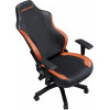 Anda Seat Luna Color L Black/Orange (AD18-48-BO-PV) - зображення 7