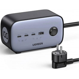   UGREEN CD270 GaN 100W DigiNest Pro Power Strip Gray (60167)