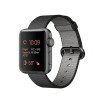 Apple Watch Series 2 38mm Space Gray Aluminum Case with Black Woven Nylon Sport Band (MP052) - зображення 1