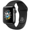 Apple Watch Series 2 38mm Space Black Stainless Steel Case with Black Sport Band (MP492) - зображення 1