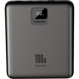   Canyon PB-2008 20000mAh 100W Dark Grey (CNE-CPB2008DG)