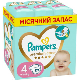   Pampers Premium Care 4, 174 шт