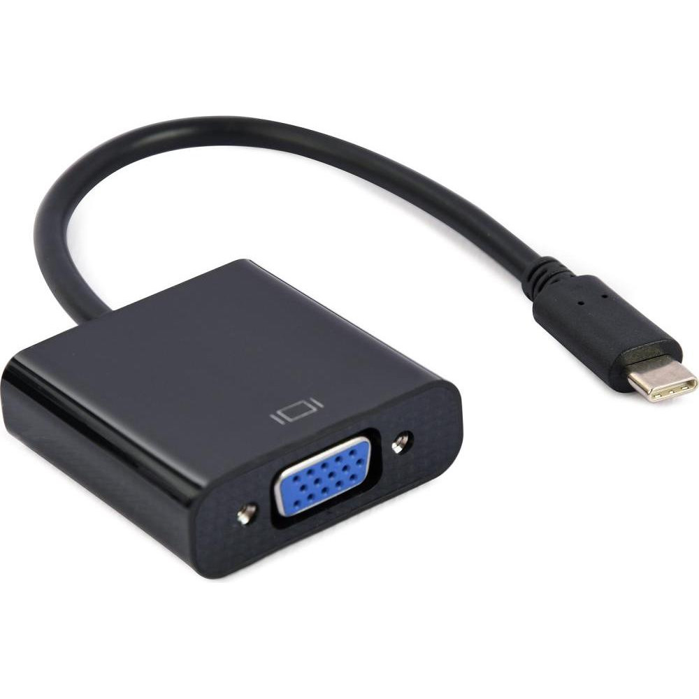 Cablexpert USB-C to VGA Black (A-CM-VGAF-01) - зображення 1